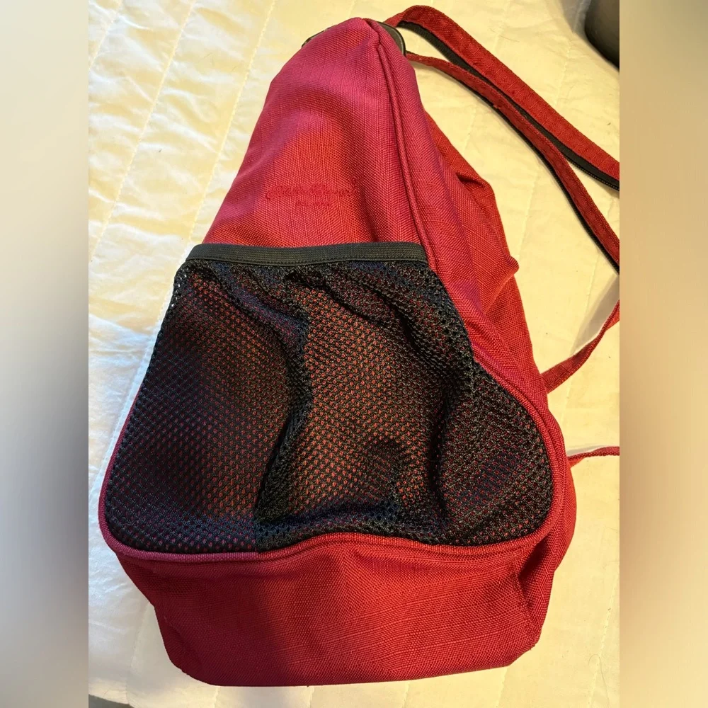 Eddie Bauer Back Pack, Sports, Camper,‎ Hiking Red Canvas See Pics